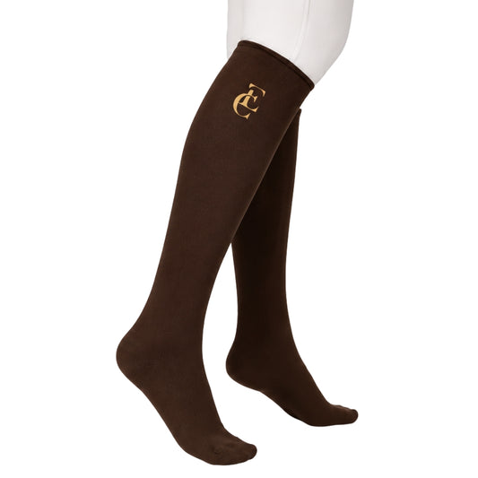Competition Riding Socks - Brown