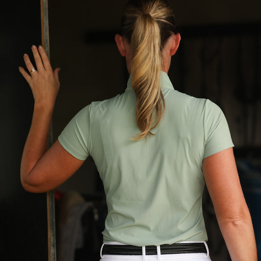 Aurora Training Top - Sage Green